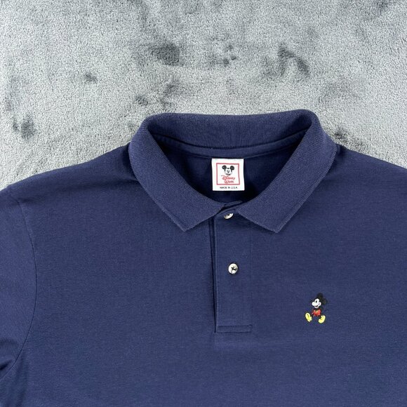 Disney Wear Polo Shirt Men M Vintage 90s Single Stitch Mickey Mouse Made in USA - Picture 3 of 8